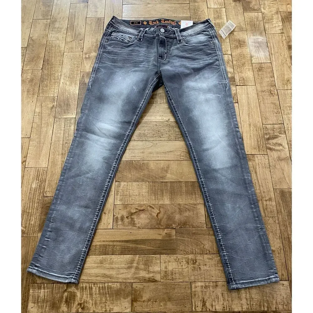 Rock Revival Alba Easy Skinny Denim Women’s Jeans Sz 31/32